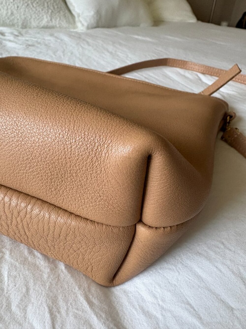 NEW Primecut Tan Leather Mini Hobo - Picture 4 of 9